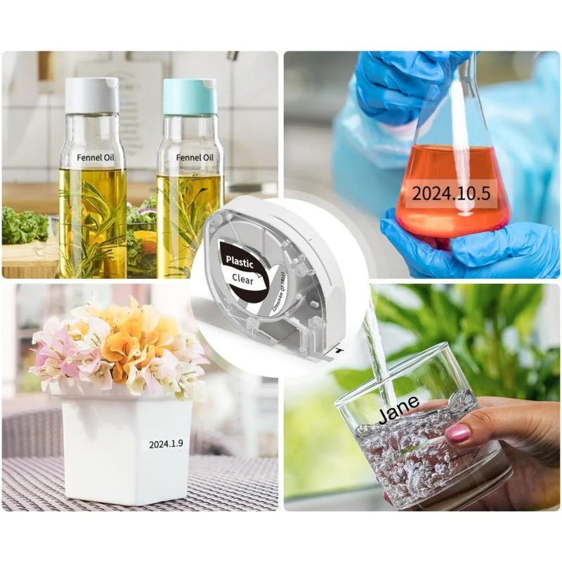Phomemo 12mmx4m Clear Plastic Label Tape for P12/P12PRO - Image 4
