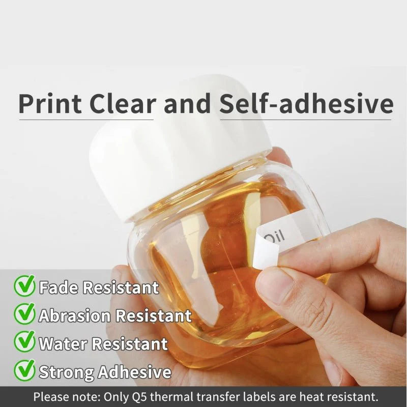 Phomemo 12mmx4m Clear Plastic Label Tape for P12/P12PRO - Image 5