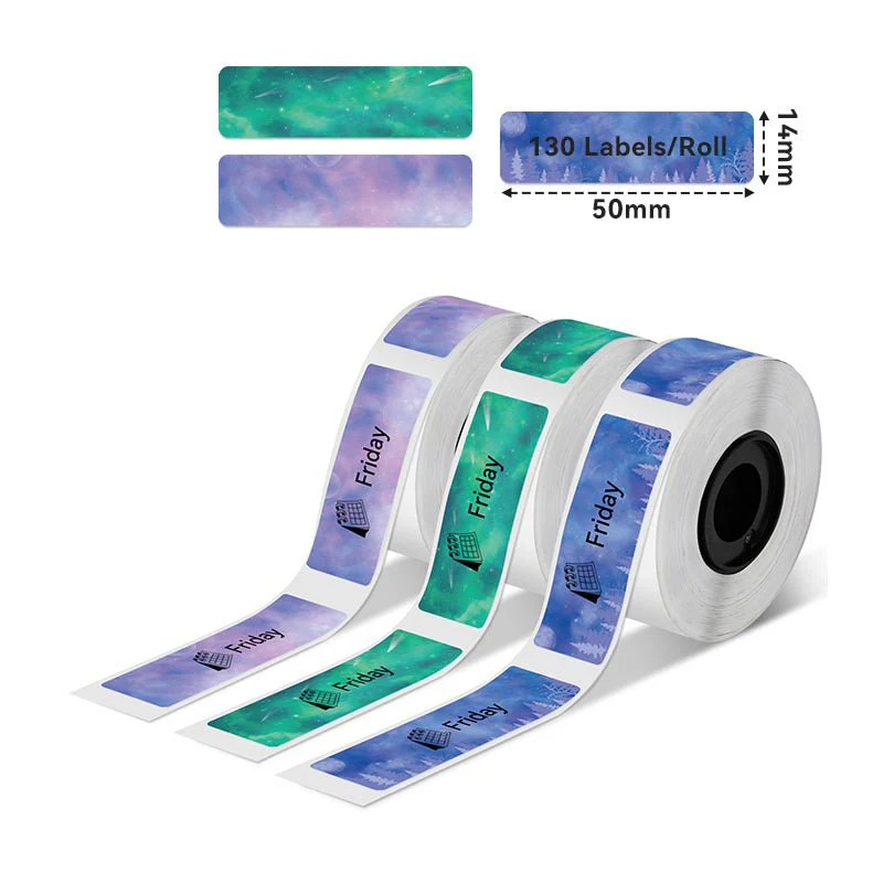 Phomemo 14x50mm Nighttime Celestial Label for D30/D35/Q30/Q30S - Image 2