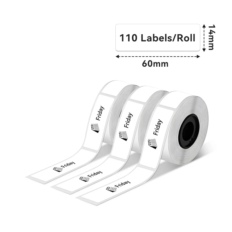 Phomemo 14x60mm White Thermal Label for D30/D35/Q30/Q30S - Image 2