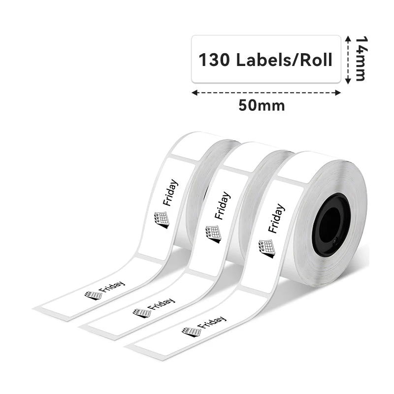 Phomemo 14x50mm White Thermal Label for D30/D35/Q30/Q30S - Image 2