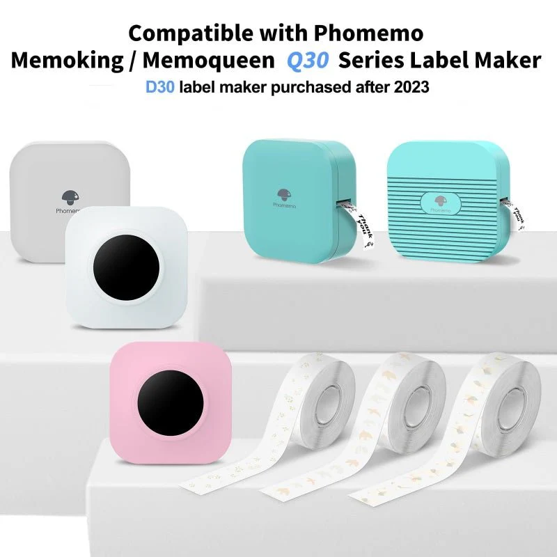 Phomemo 14x50mm Lovers Cats Thermal Paper for D30/D35/Q30/Q30S - Image 6