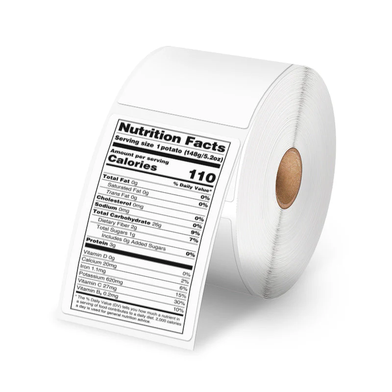 Phomemo 4"x6'' Sticker Label for Shipping Label Printer (250 Labels/Roll)