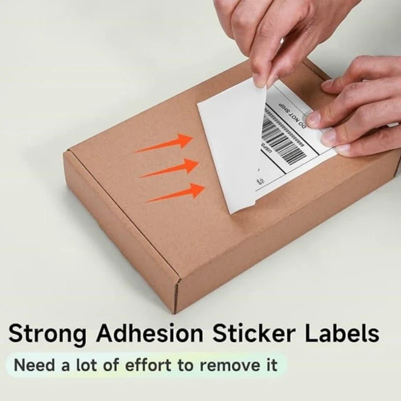 Phomemo 4"x6'' Sticker Label for Shipping Label Printer (250 Labels/Roll) - Image 4