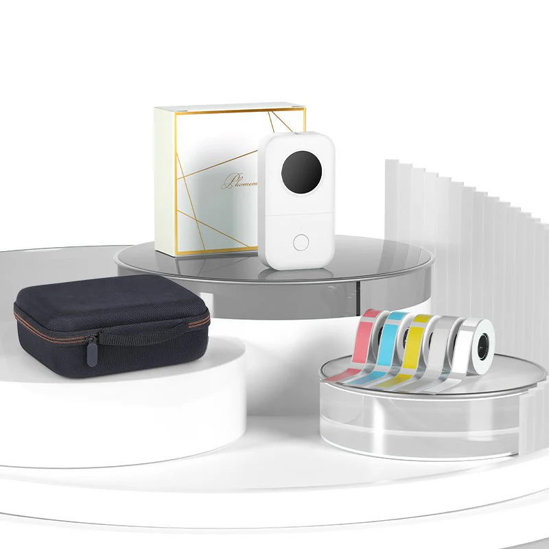 Phomemo D30 Bluetooth Label Maker & 5 rolls of labels (Option: Storage Bag) - Image 16