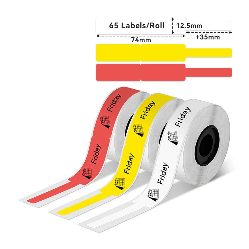 Phomemo 12.5mmx74mm+35mm Cable Wire Label for D30/D35/Q30/Q30S - Image 3