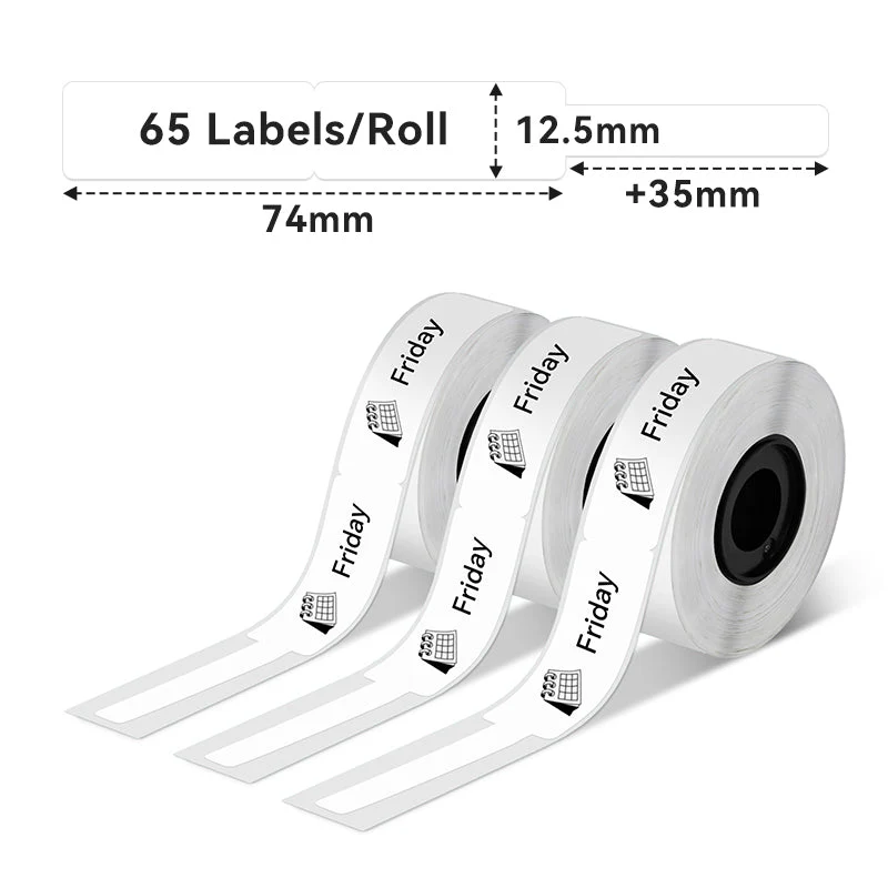 Phomemo 12.5mmx74mm+35mm Cable Wire Label for D30/D35/Q30/Q30S - Image 4