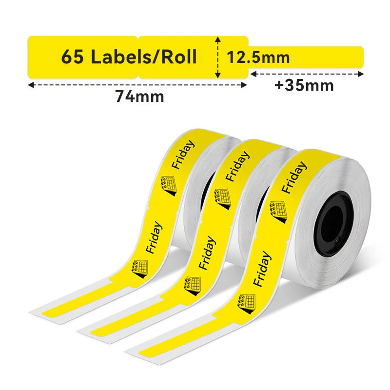 Phomemo 12.5mmx74mm+35mm Cable Wire Label for D30/D35/Q30/Q30S - Image 5