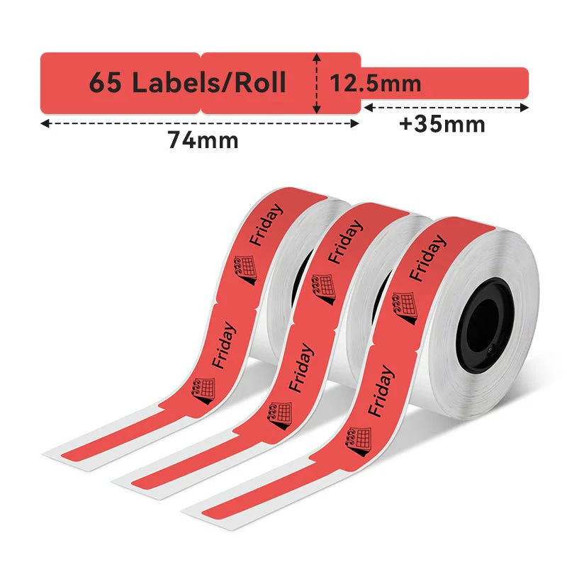 Phomemo 12.5mmx74mm+35mm Cable Wire Label for D30/D35/Q30/Q30S - Image 6