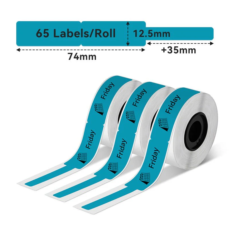 Phomemo 12.5mmx74mm+35mm Cable Wire Label for D30/D35/Q30/Q30S - Image 7