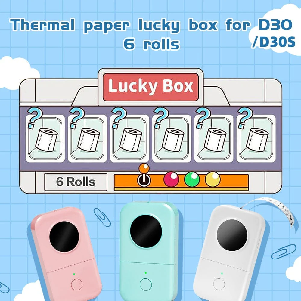 Phomemo 6 Roll Lucky Label Box For D30/D30S Series - Image 2