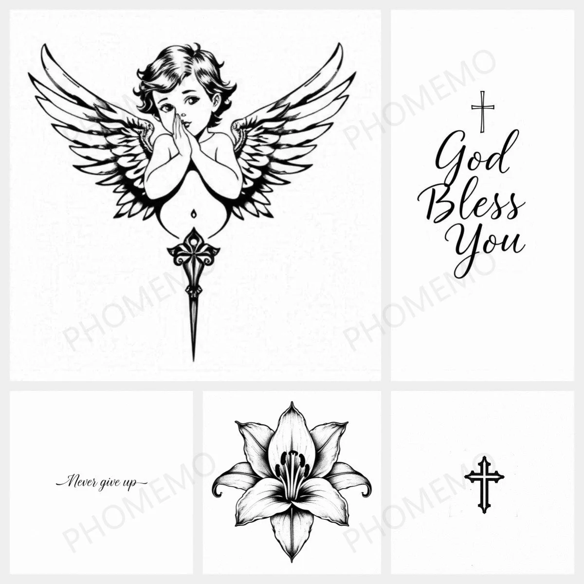 By Your Side | Tattoo Flash Set