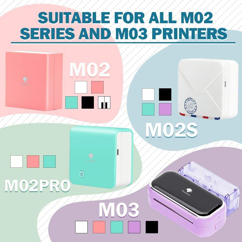 Phomemo 53mm Semi-Transparent Sticker Thermal Paper for M02/M02S/M02Pro/M03/M04S/M04AS/M832/P2S丨3 Rolls - Image 4