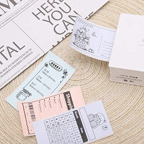 Phomemo 50mm x 3.5m Purple/Pink/Blue Colorful Thermal Sticker Paper for M02/M02S/M02Pro/M03/P2S | 3 Rolls - Image 5