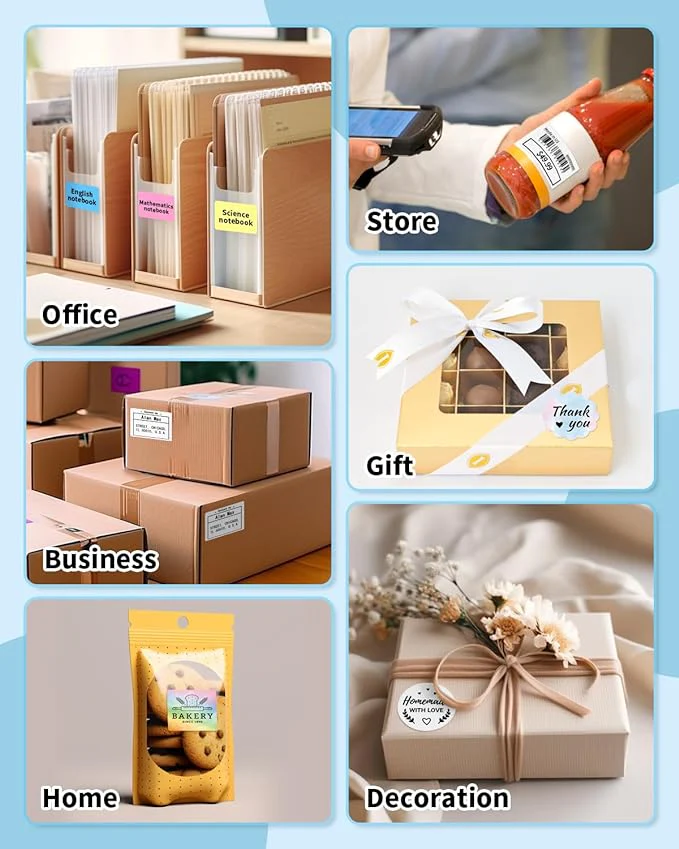 Phomemo 50x50mm star pattern Paper for M200/M220/M150/M221/M120/M110 Label Maker - Image 5