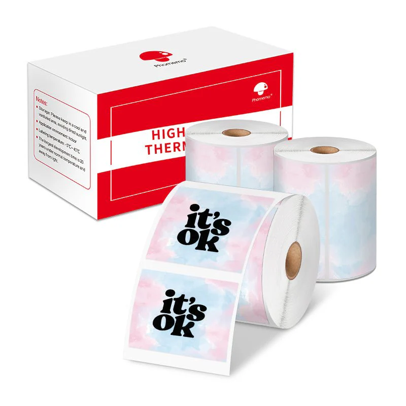 Phomemo 50x50mm star pattern Paper for M200/M220/M150/M221/M120/M110 Label Maker - Image 6
