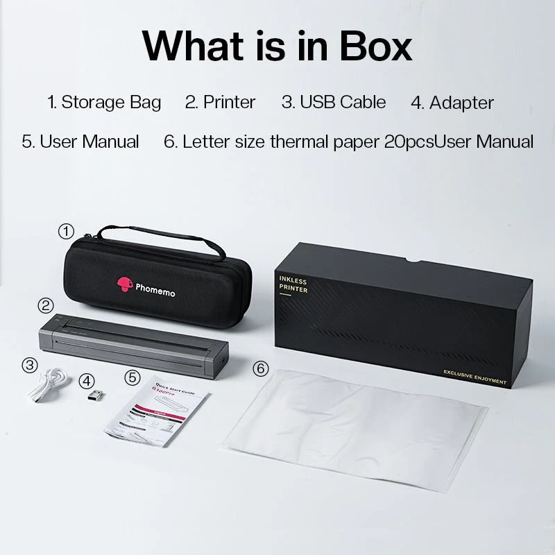 Phomemo G100 Pro Direct Thermal Portable Printer - Image 9