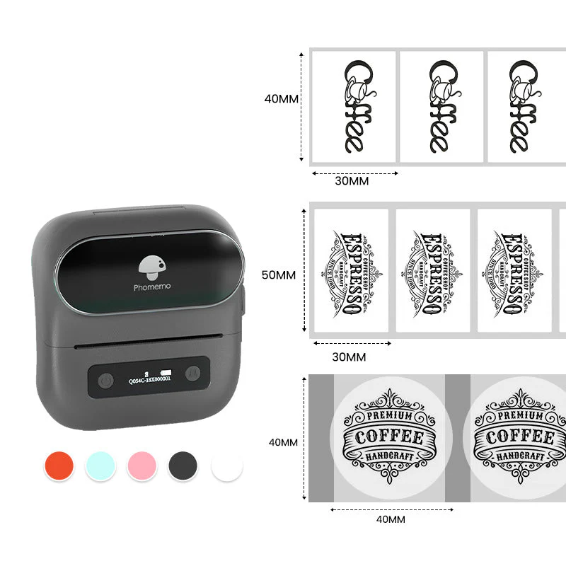 Phomemo M220 Bluetooth Label Maker Gift Set - Image 2