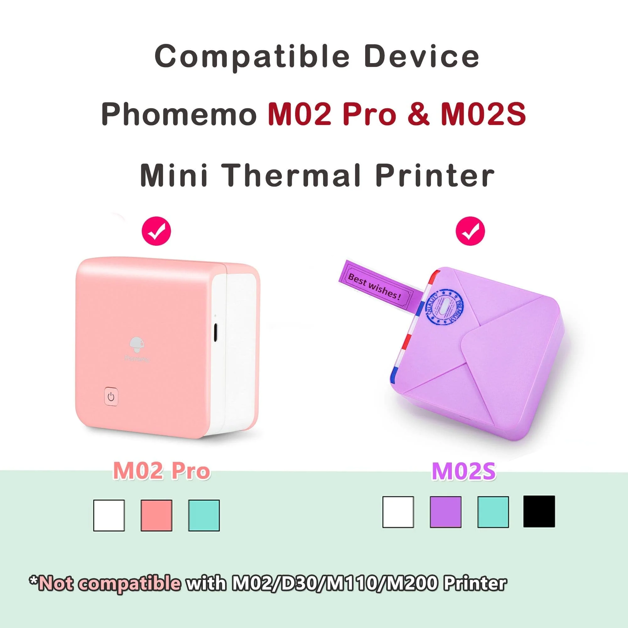 Phomemo Mixed 53/25/15mm Sticker Thermal Paper for M02 Pro/M02S/P2S Printer丨6 Rolls - Image 3