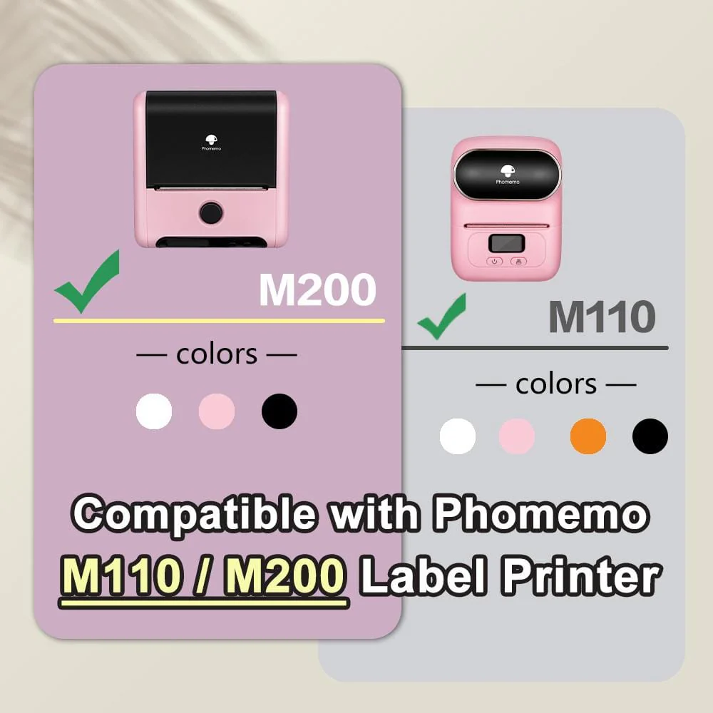 Phomemo 30×30mm Round White Thermal Label For M110/M120/M150/M200/M220/M221 - Image 3