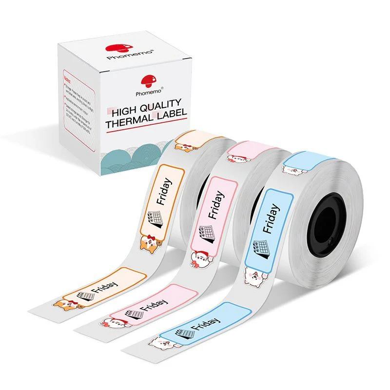 Phomemo 12x40mm Dogs Pattern Label for D30/D35/Q30/Q30S - Image 2