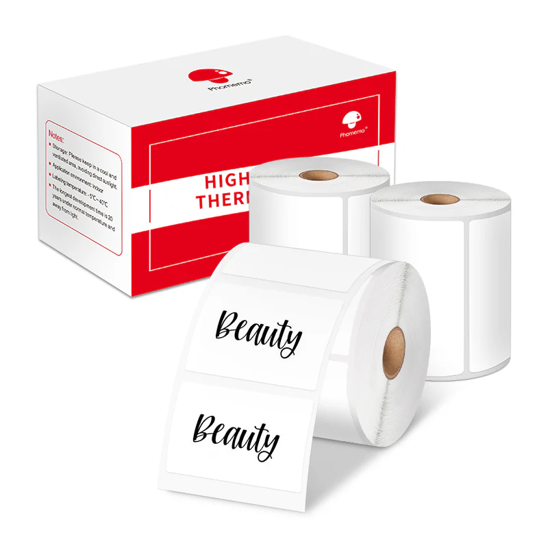 Phomemo 40×20mm White Thermal Label for M110/M120/M150/M200/M220/M221-3 Roll