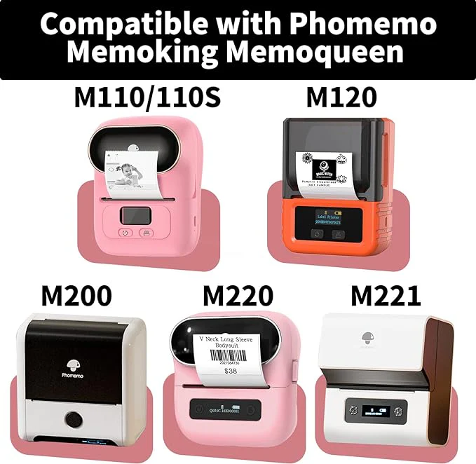 Phomemo 50×20mm White Thermal Label For M220/M200/M150/M120/M110/M221 - Image 3