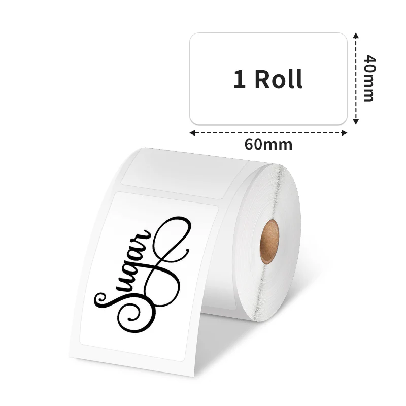 Phomemo 40×60mm White Thermal Label For M110/M120/M200/M220/M221/M150 - Image 2