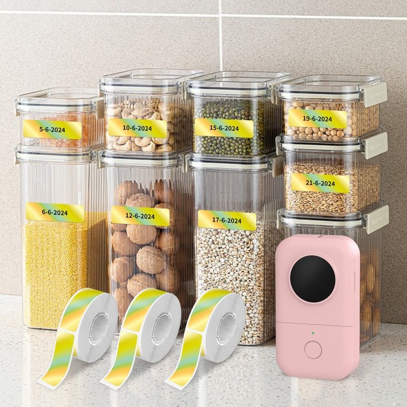 Phomemo Holographic sticker Gold Adhesive Label Paper for D30/D35/Q30S/Q30 - Image 6