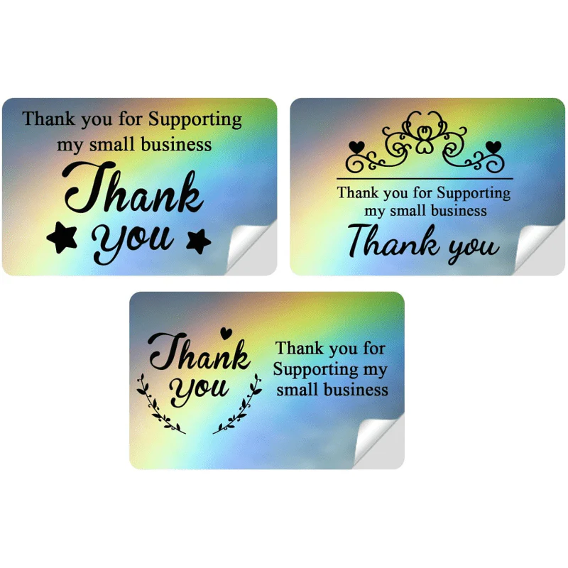 Phomemo 2.25"x1.25"  Laser Thermal Holographic Sticker - Image 2