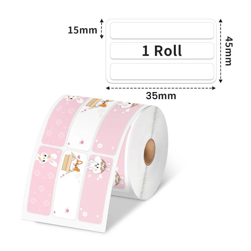 Phomemo 35×15mm Pattern Name Thermal Label For M110/M120/M200/M220/M221/M150 - Image 6