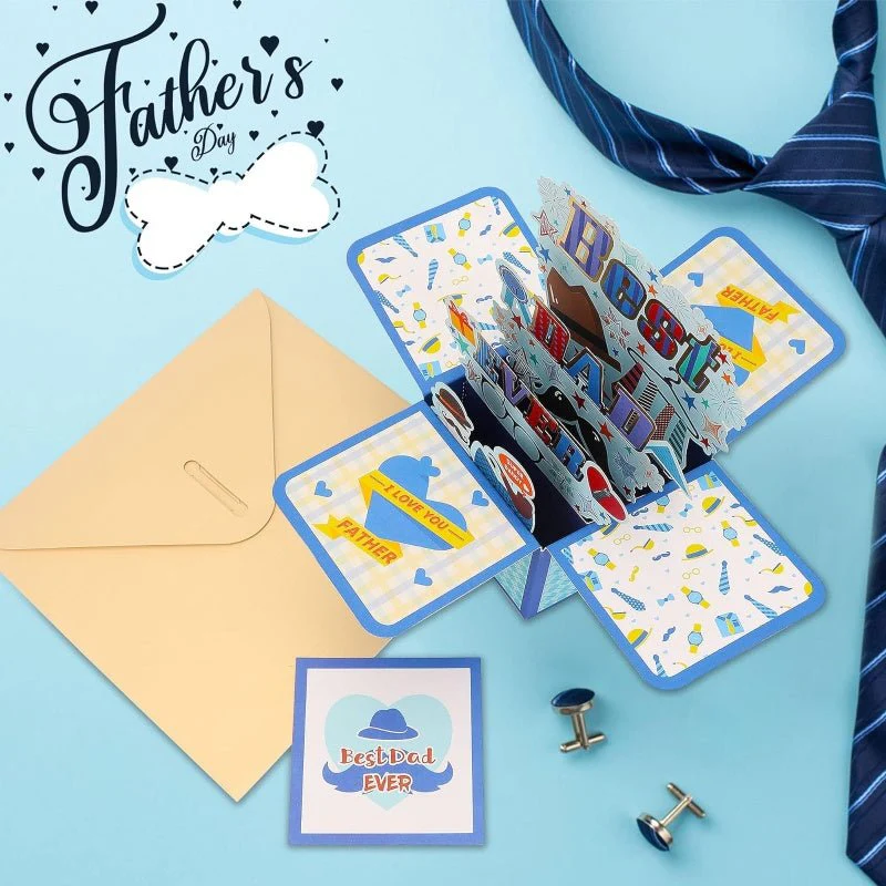 FOR DAD-Phomemo 3D Pop Up Greeting Card - Image 5