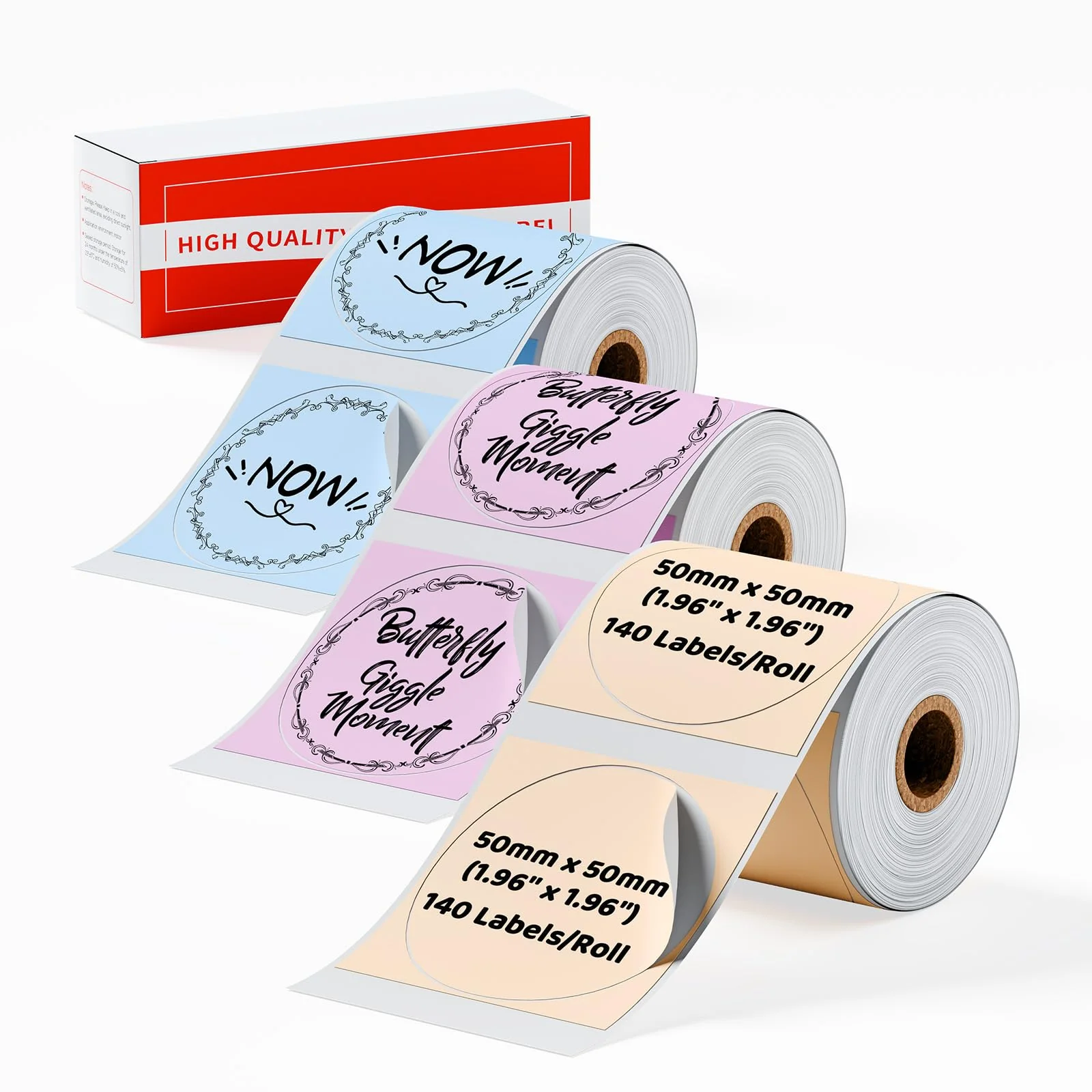 Phomemo 50×50mm Thermal Label for M220/M200/M221/M120/M110/M150-3Rolls - Image 5