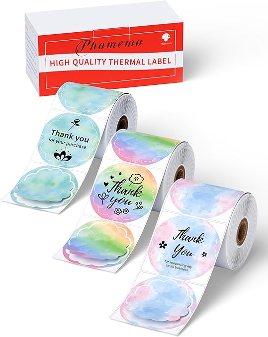 Phomemo 50×50mm Thermal Label for M220/M200/M221/M120/M110/M150-3Rolls - Image 6