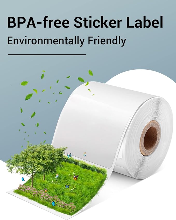Phomemo 40x30mm White Thermal Label for M110/M220/M221/M120/M200/M150-6 Roll - Image 4