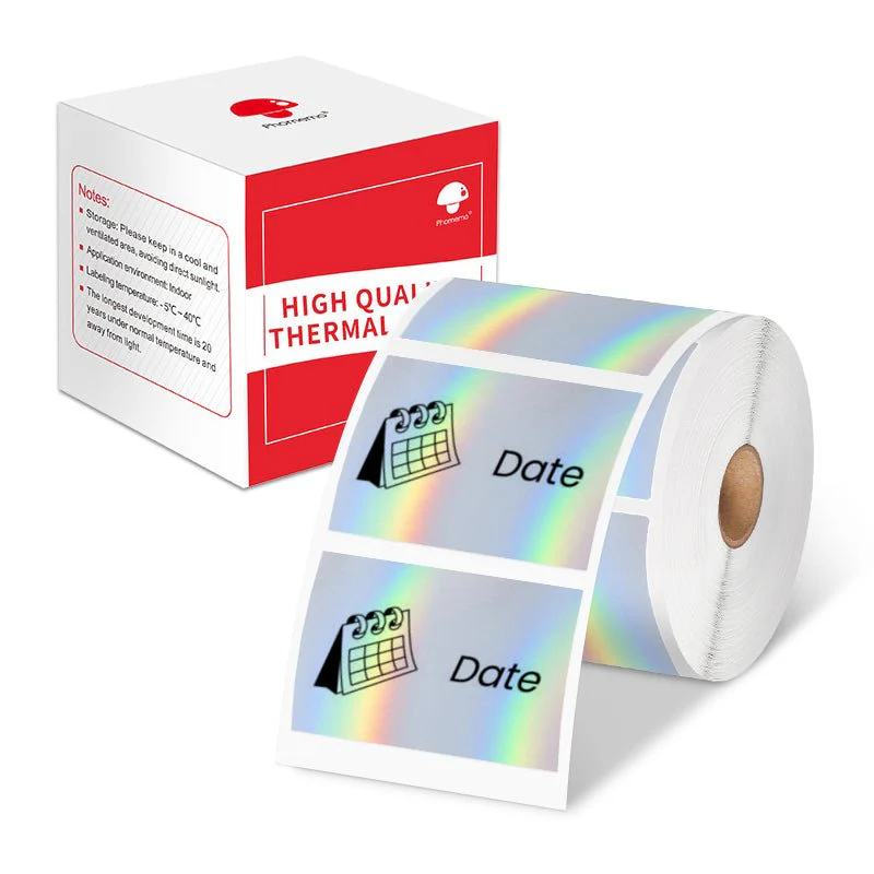 Phomemo 40x30mm Holographic sticker Thermal Label for M110/M120/M150/M221/M220/M200