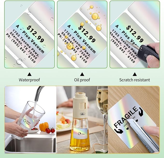 Phomemo 40x30mm Holographic sticker Thermal Label for M110/M120/M150/M221/M220/M200 - Image 5