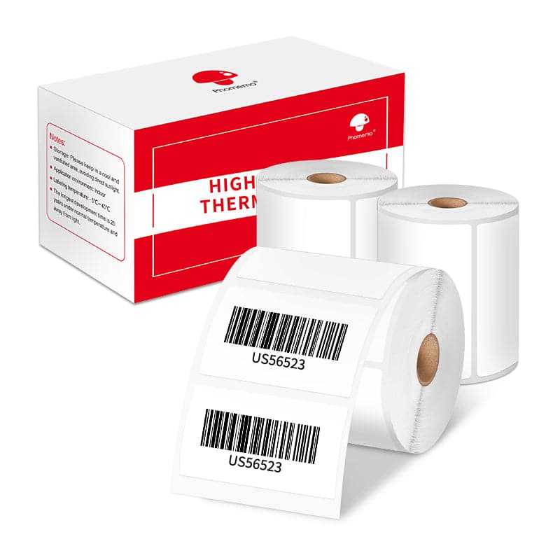 Phomemo 50×30mm Square Thermal Paper for M110/M220/M120/M200/M221-3 Roll