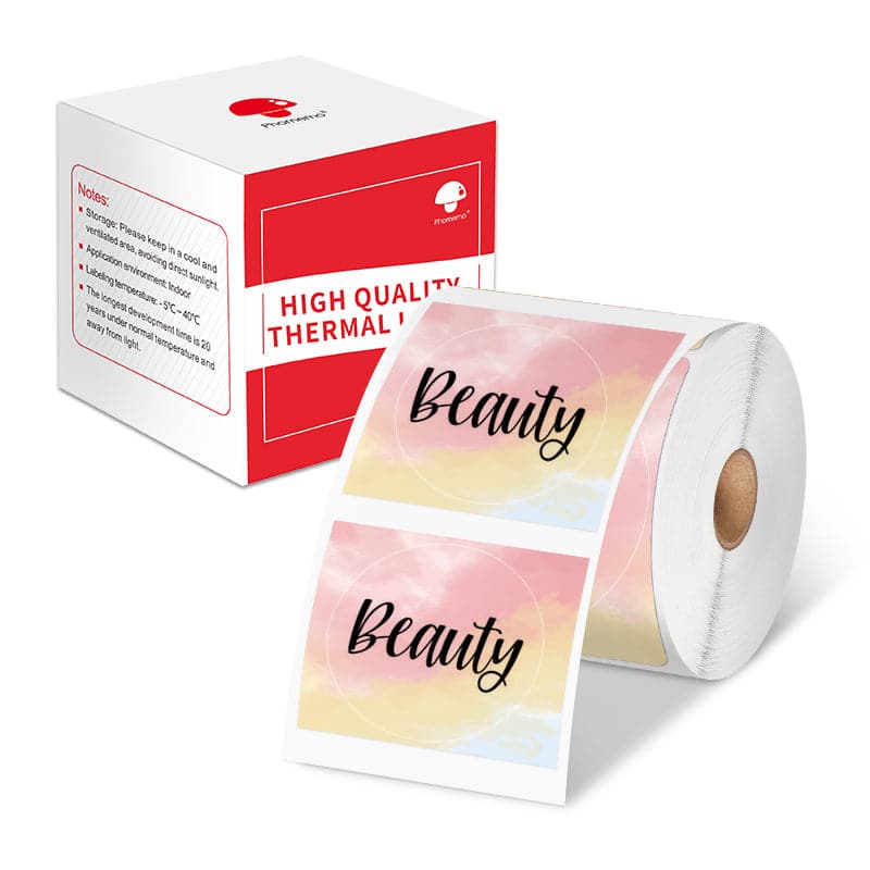Phomemo 50×50mm Thermal Gradient Color Label for M110/M221/M220/M120/M200-1Roll