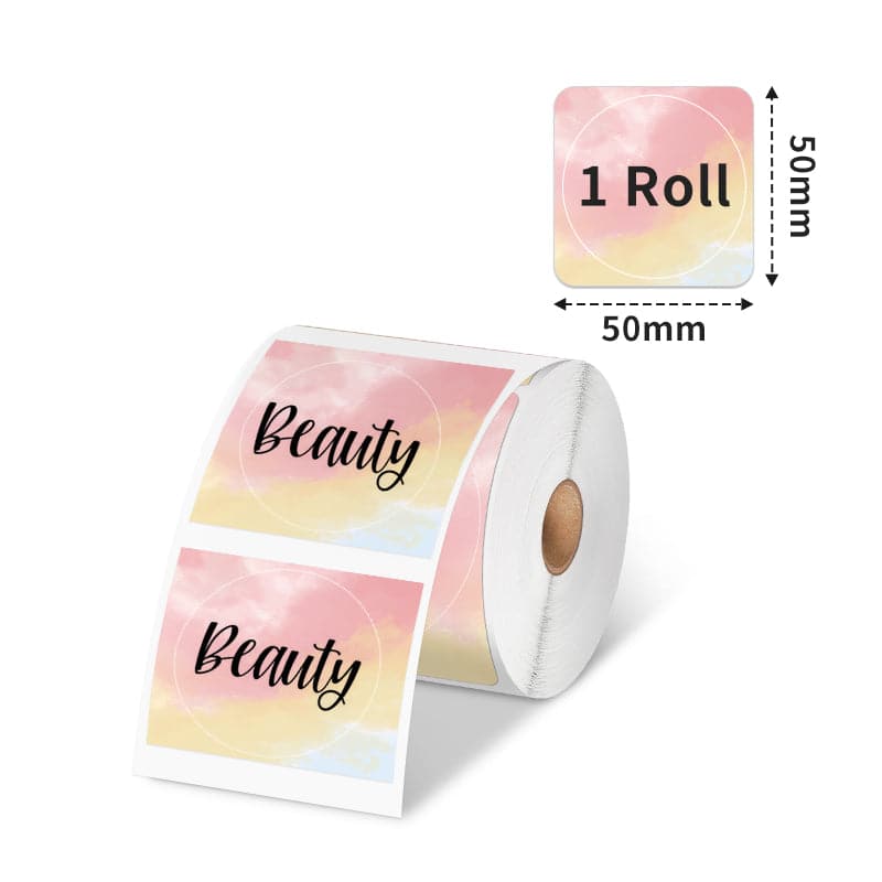 Phomemo 50×50mm Thermal Gradient Color Label for M110/M221/M220/M120/M200-1Roll - Image 2