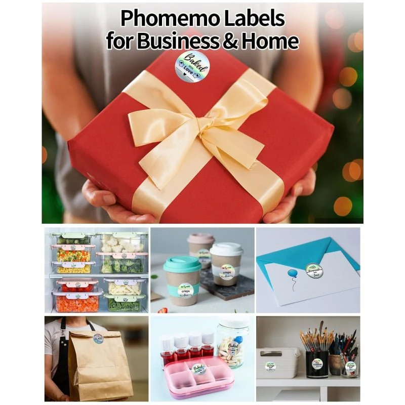 Phomemo 50×50mm Round Holographic Sticker Thermal Label For M110/M120/M150/M200/M220/M221 - Image 3