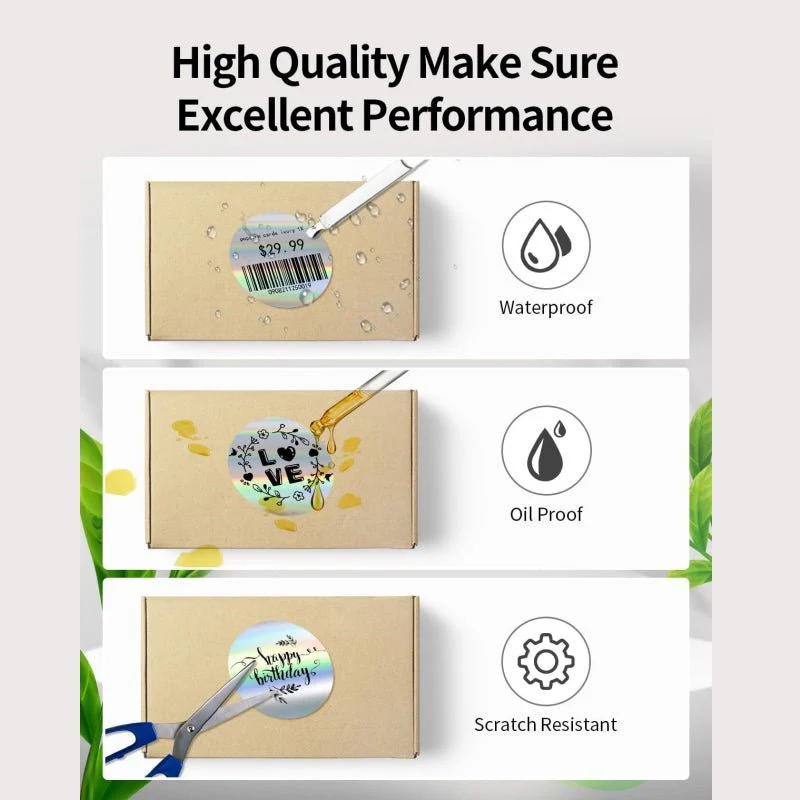 Phomemo 50×50mm Round Holographic Sticker Thermal Label For M110/M120/M150/M200/M220/M221 - Image 4