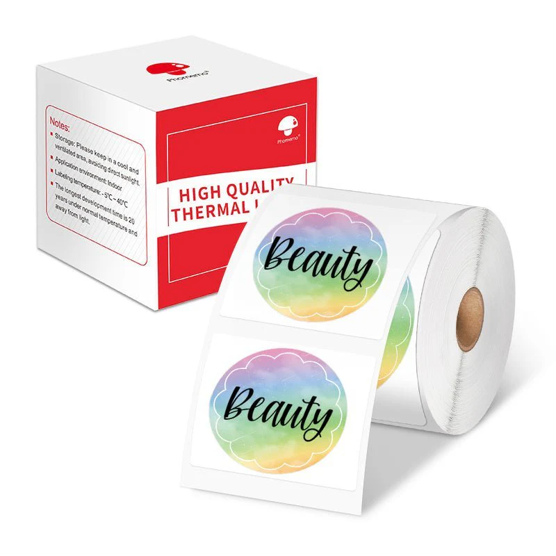 Phomemo 50x50mm Round Gradient Color Thermal Label for M110/M120/M150/M200/M220/M221 - Image 7