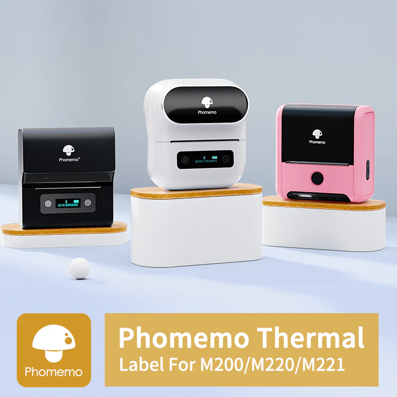 Phomemo 60×86mm Golden linear trim Thermal Label for M200/M220/M221-3 Roll - Image 3