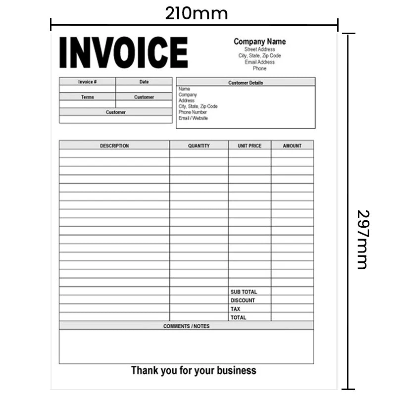 Phomemo Quick Dry 8.26"x11.69" A4 Thermal Paper for M08F/M832/Q302 - Image 13