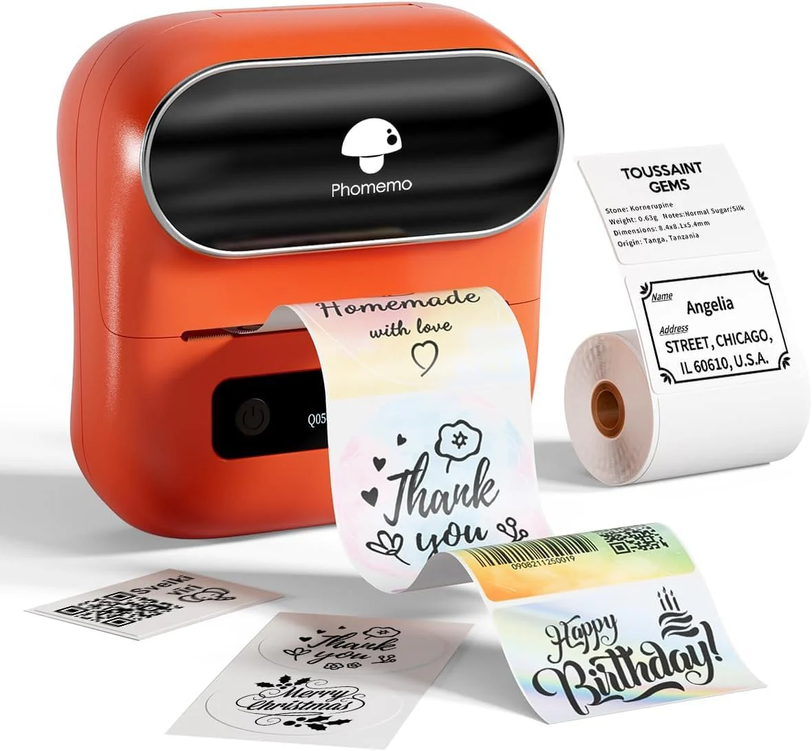 Phomemo Label Maker, M220 Label Printer, 3 Inch Thermal Label Maker Machine for Home Office,Warehouse Organization,Portable Sticker Printer with 1000+ Icons, 200+ Templates & Fonts - Image 7