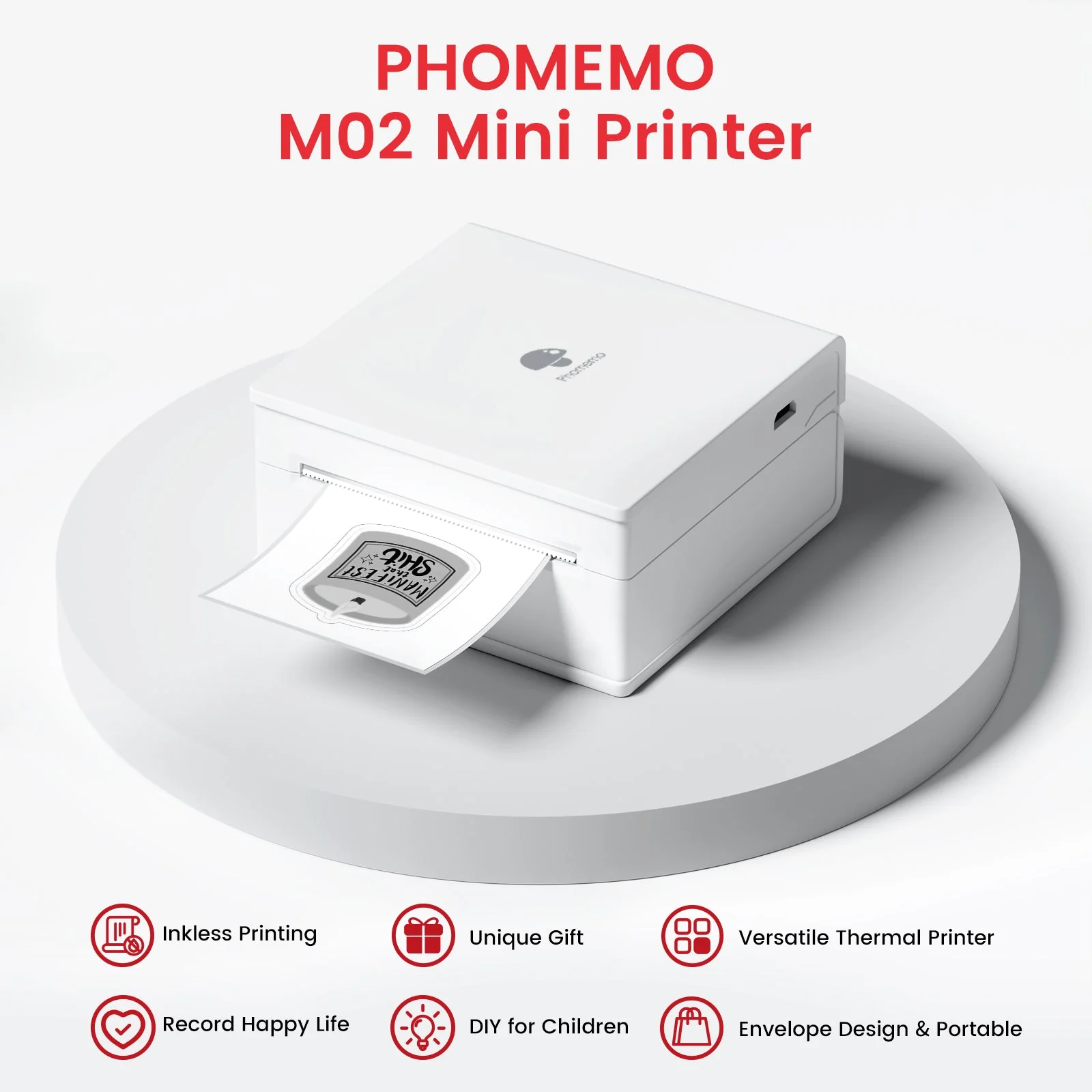 Phomemo M02 Mini Printer Christmas Gift Set - Image 6