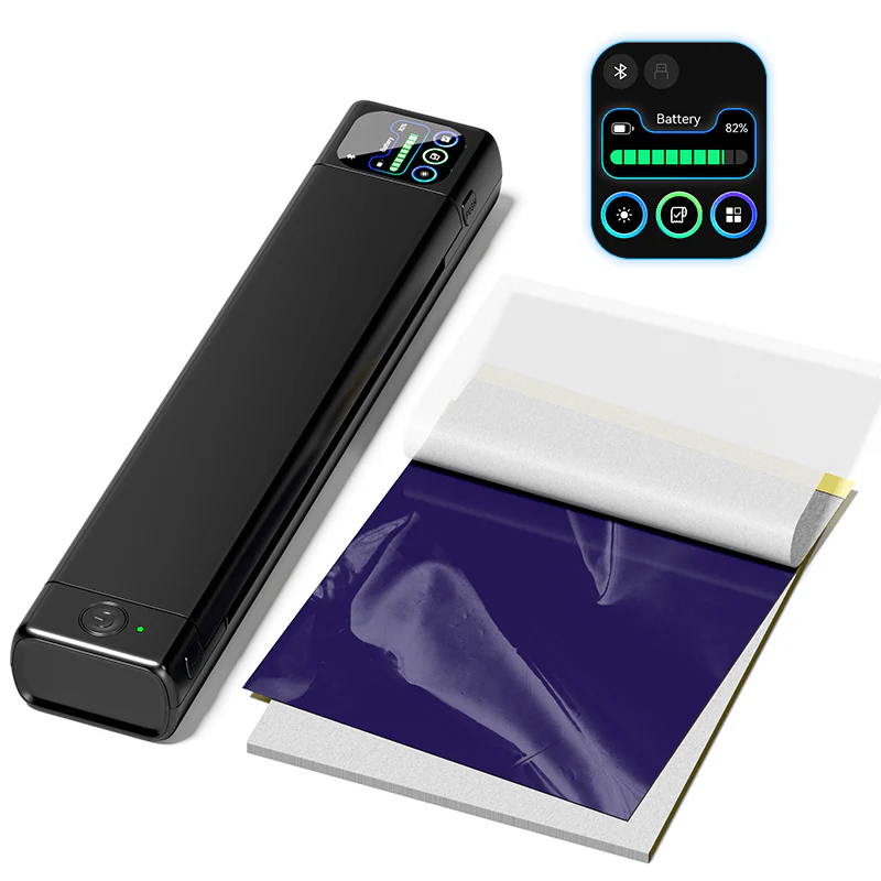 Phomemo M08F Plus Wireless Tattoo Stencil Printer with Touch Screen - Image 10