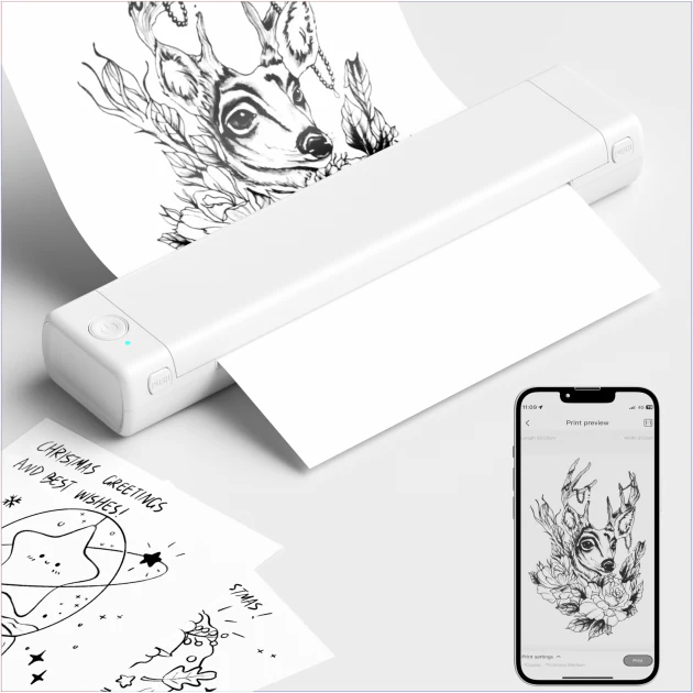 Flash Sale - Phomemo M08F Wireless Tattoo Stencil Printer - Image 10
