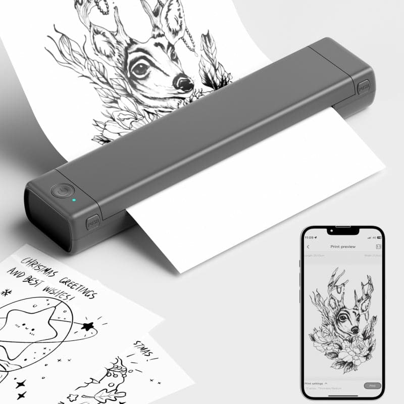 Flash Sale - Phomemo M08F Wireless Tattoo Stencil Printer - Image 14